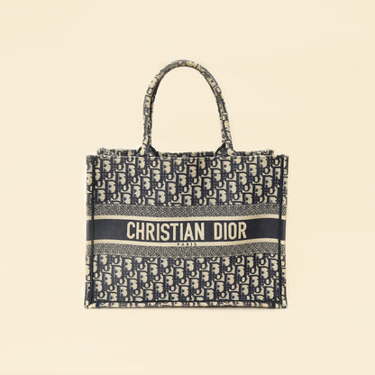 Dior Book Tote Oblique Blue Tote Bag Style 11 Rovelle Bags
