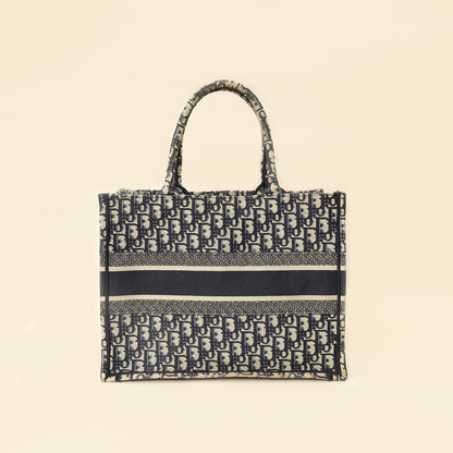 Dior Book Tote Oblique Blue Tote Bag Style 11 Rovelle Bags