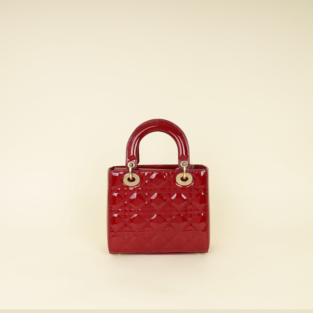 Christian Dior Red Lady Dior Small Bag Rovelle Bags