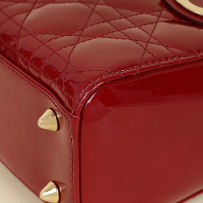 Christian Dior Red Lady Dior Small Bag Rovelle Bags