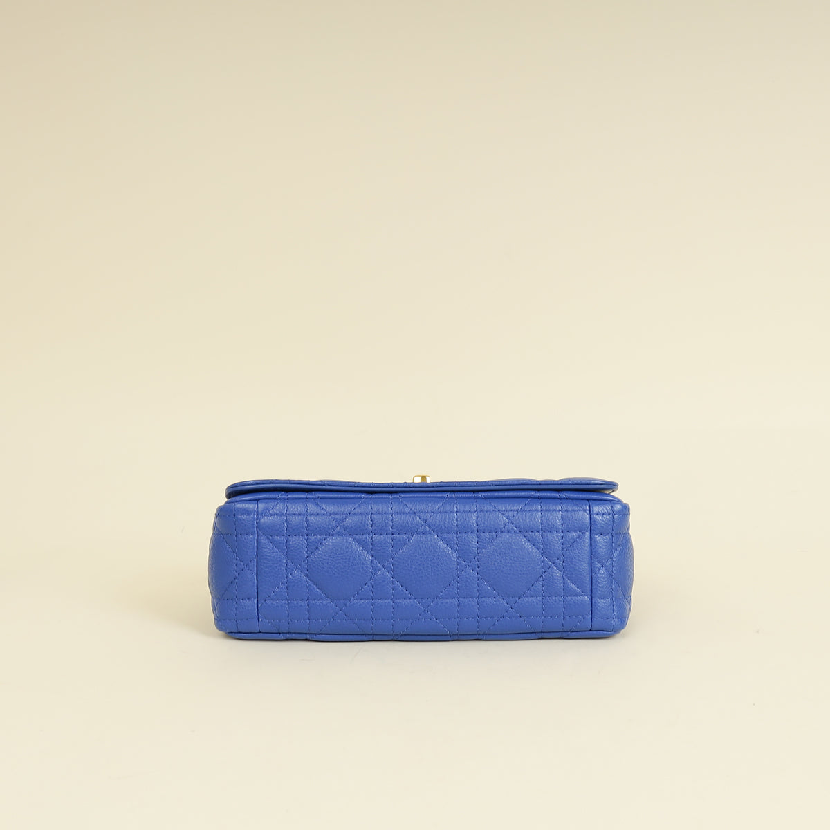 Christian Dior Royal Blue Caro Cannage Flap Small Bag Rovelle Bags