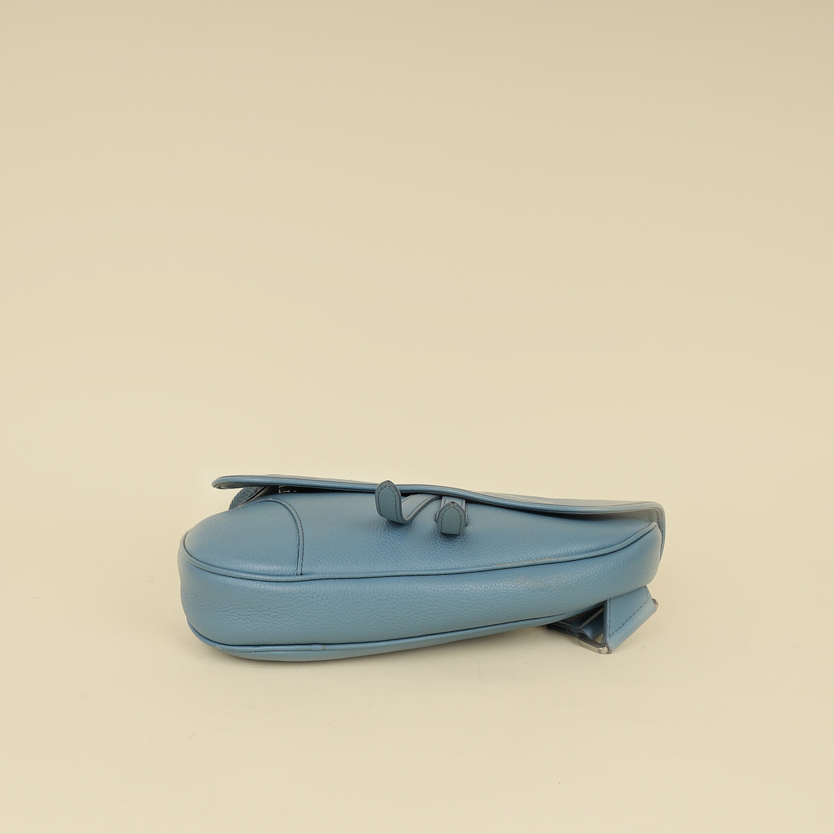 Christian Dior Blue X Shawn Stussy 2020 Logo Print Saddle Bag Rovelle Bags