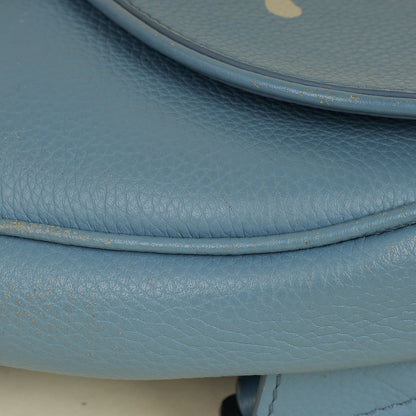 Christian Dior Blue X Shawn Stussy 2020 Logo Print Saddle Bag Rovelle Bags
