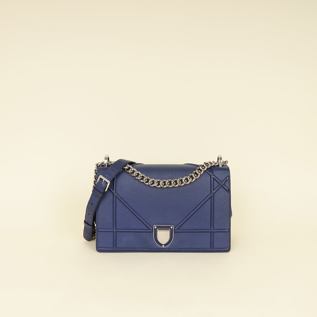 Christian Dior Blue Diorama Flap Shoulder Bag Rovelle Bags