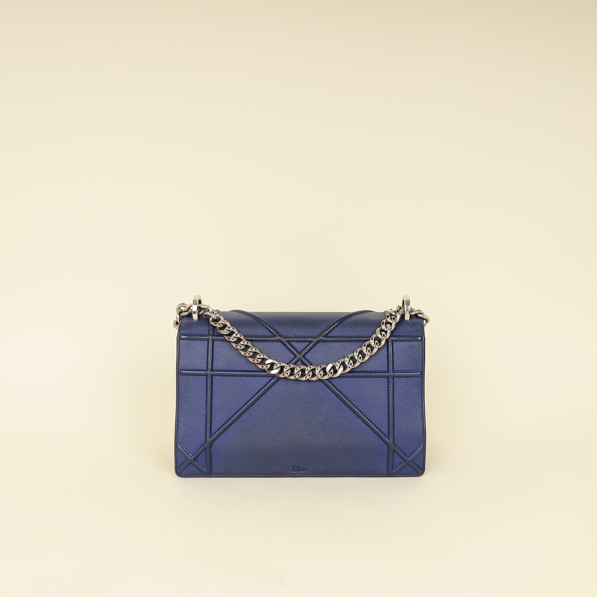 Christian Dior Blue Diorama Flap Shoulder Bag Rovelle Bags