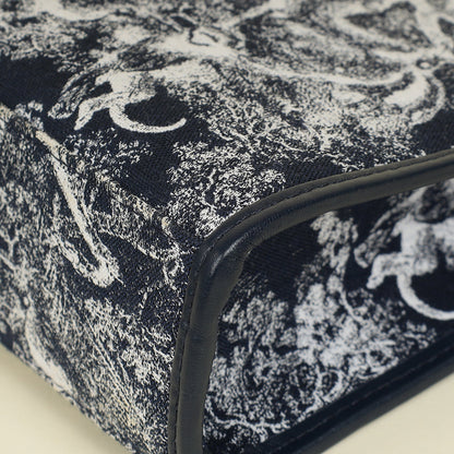 Christian Dior Navy Blue Toile De Jouy 30 Montaigne Pouch Rovelle Bags