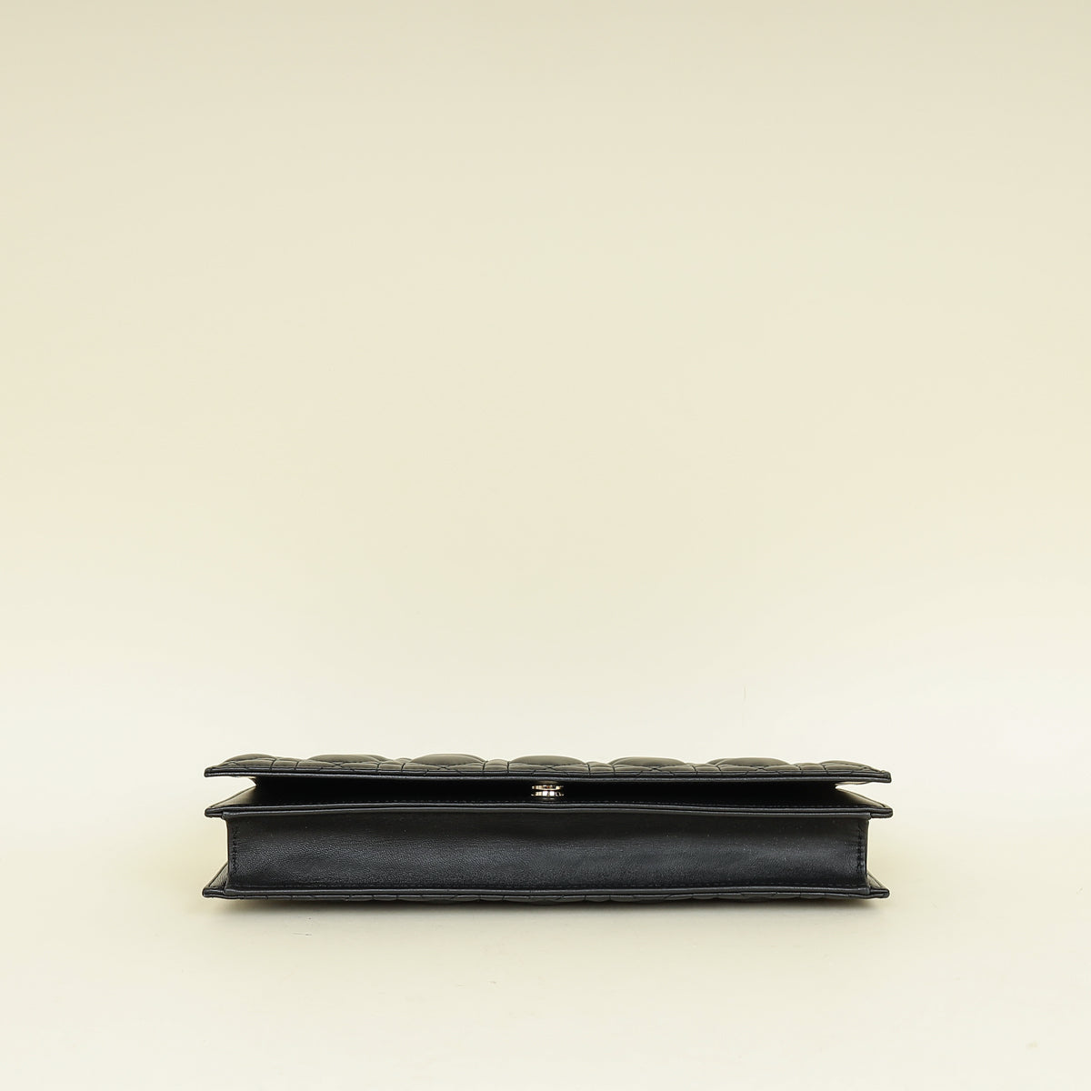 Christian Dior Black Lady Dior Convertible Chain Clutch Rovelle Bags
