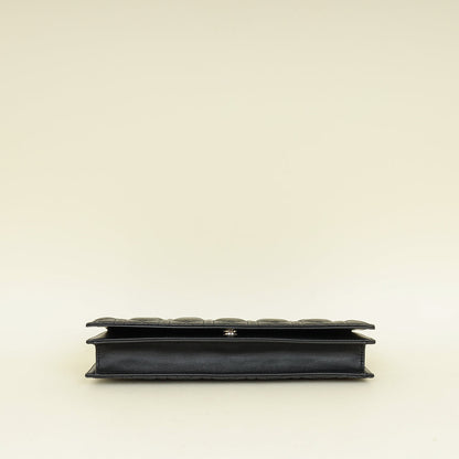 Christian Dior Black Lady Dior Convertible Chain Clutch Rovelle Bags