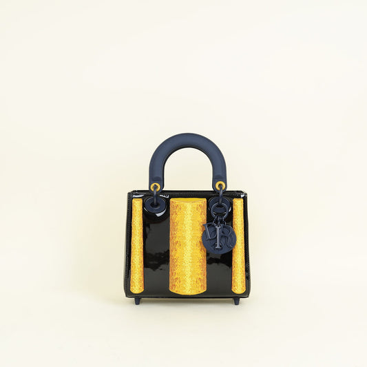 Christian Dior Tricolor L E Zhenya Machneva S Lady Art 7 Small Bag Rovelle Bags
