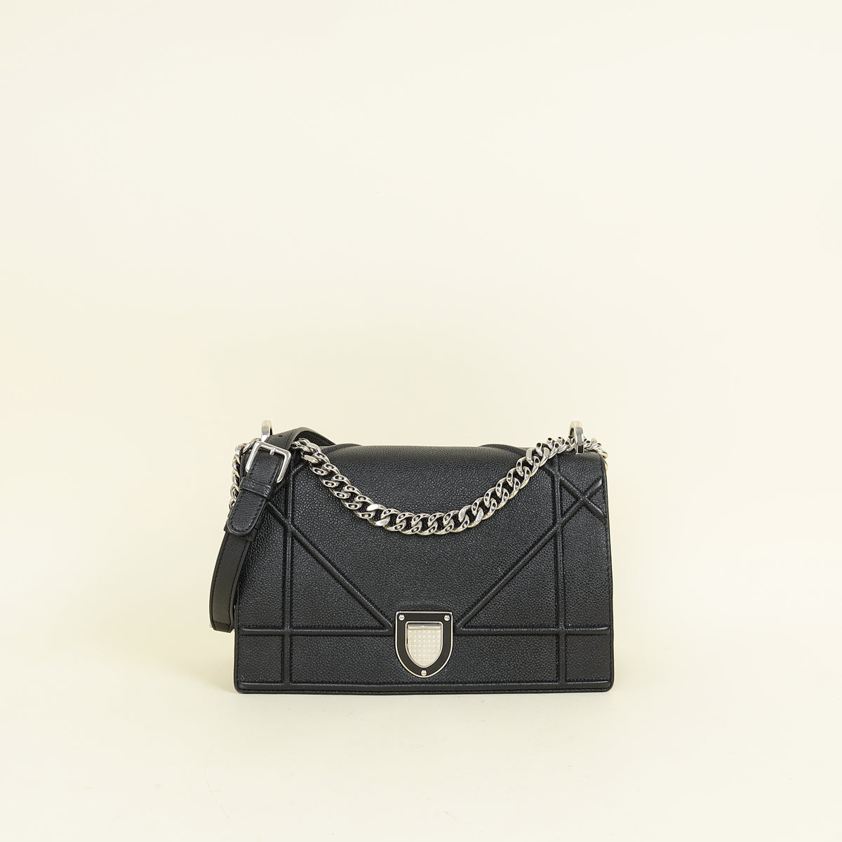 Christian Dior Black Diorama Medium Shoulder Bag Rovelle Bags