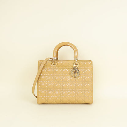 Dior Lady Dior Leather Handbag Style 110 Rovelle Bags