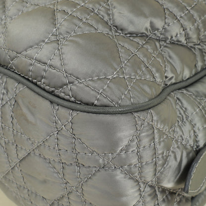 Christian Dior Grey Cannage Quilted Lady Boston Bag Rovelle Bags