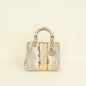 Christian Dior Bicolor Python Lady Dior Medium Bag Rovelle Bags