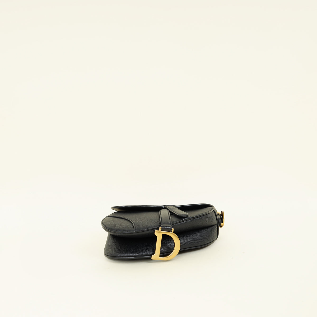 Christian Dior Black Mini Saddle Bag With Strap Rovelle Bags