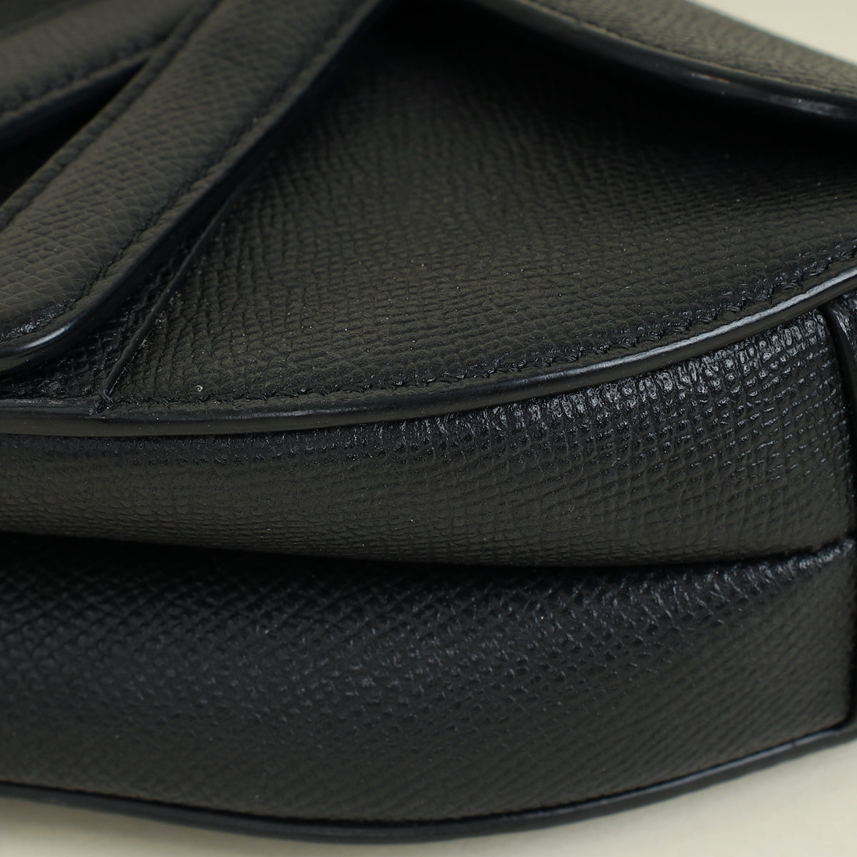 Christian Dior Black Mini Saddle Bag With Strap Rovelle Bags