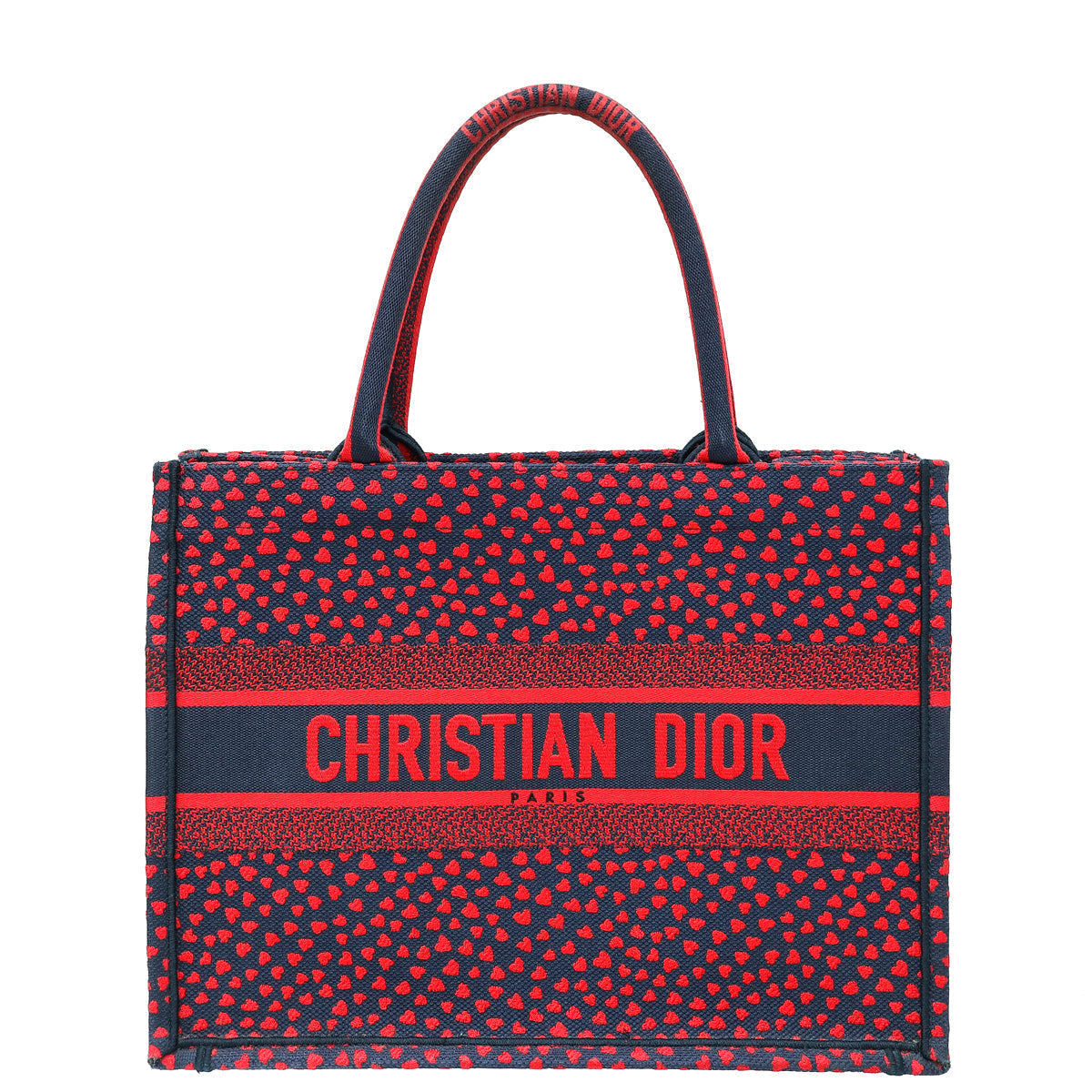 Christian Dior Bicolor I Love Paris Book Tote Medium Bag Rovelle Bags
