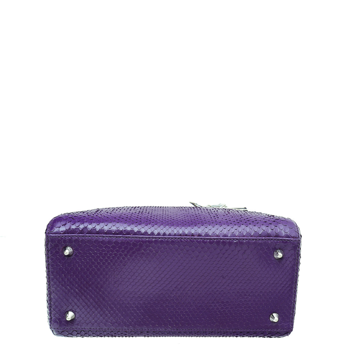 Christian Dior Violet Python Lady Dior Bag Rovelle Bags