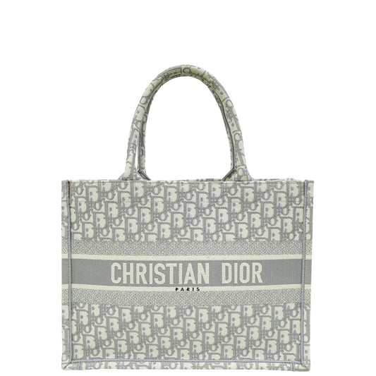 Christian Dior Gray Oblique Book Tote Medium Bag Rovelle Bags