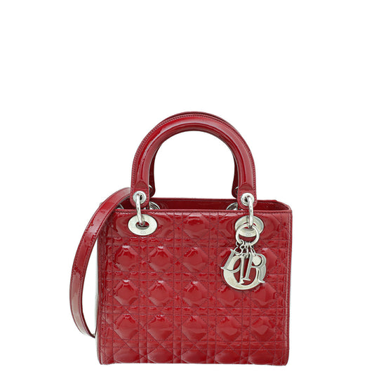 Christian Dior Cherry Lady Dior Medium Bag Rovelle Bags
