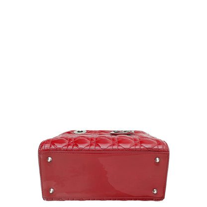 Christian Dior Cherry Lady Dior Medium Bag Rovelle Bags