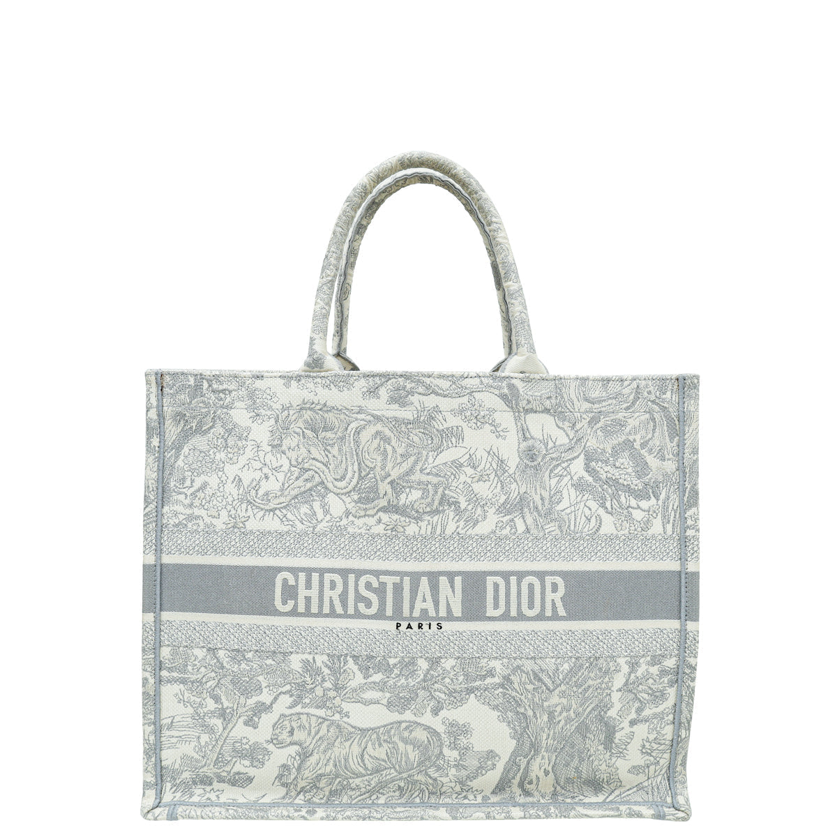 Christian Dior Bicolor Toile De Jouy Book Tote Large Bag Rovelle Bags