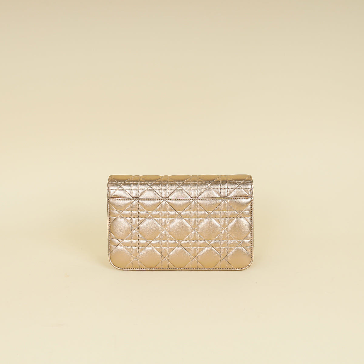 Christian Dior Metallic Bronze Miss Dior Promenade Pouch Rovelle Bags