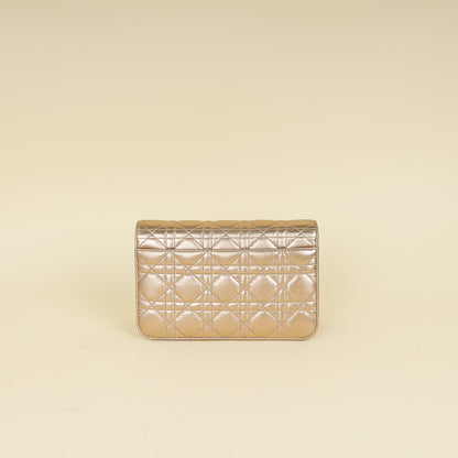 Christian Dior Metallic Bronze Miss Dior Promenade Pouch Rovelle Bags