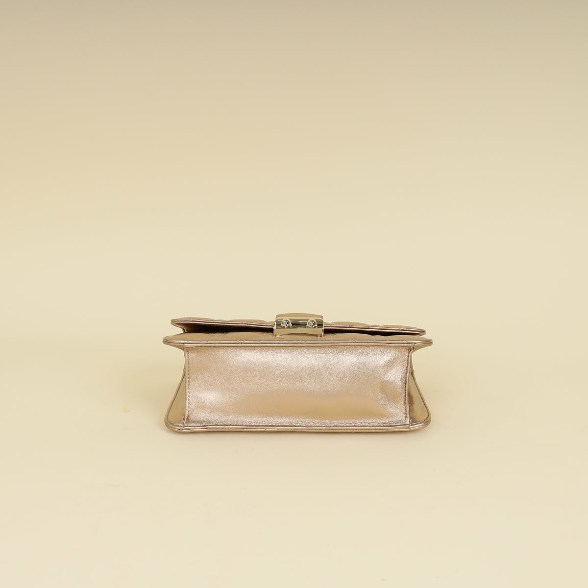 Christian Dior Metallic Bronze Miss Dior Promenade Pouch Rovelle Bags