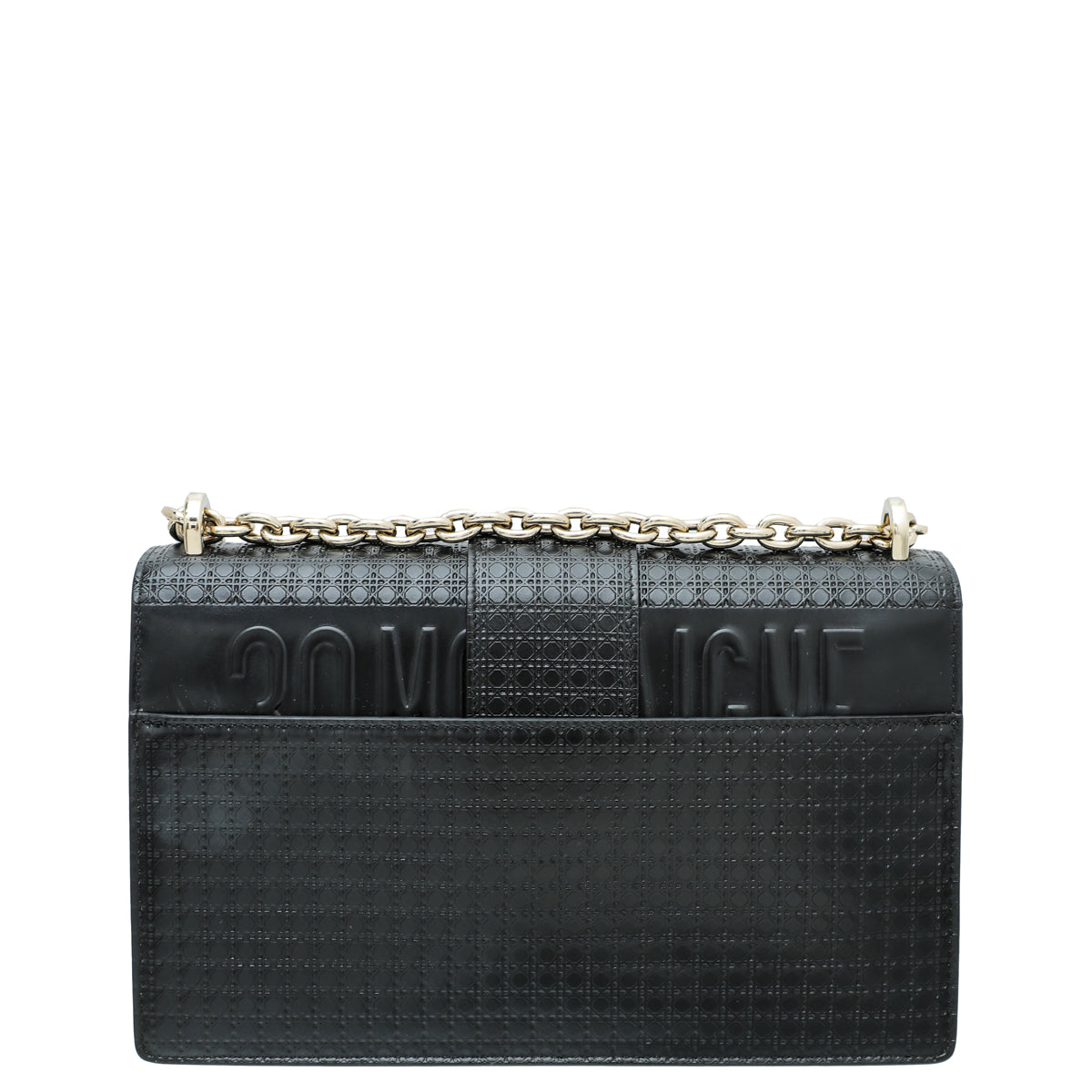 Christian Dior Black 30 Montaigne Micro Cannage Chain Bag Rovelle Bags