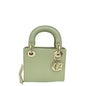 Christian Dior Pistachio Lizard Lady Dior Mini Bag Rovelle Bags