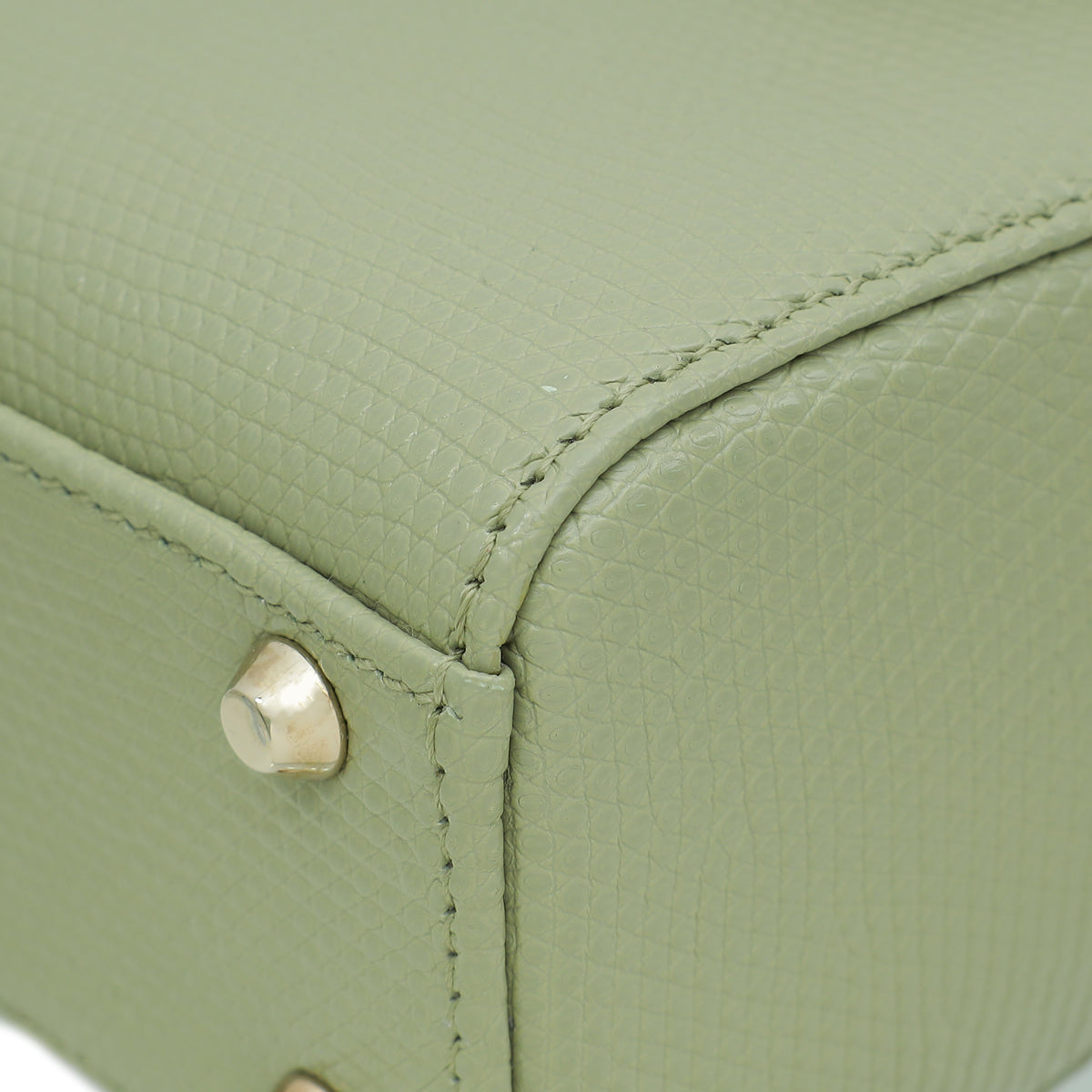 Christian Dior Pistachio Lizard Lady Dior Mini Bag Rovelle Bags