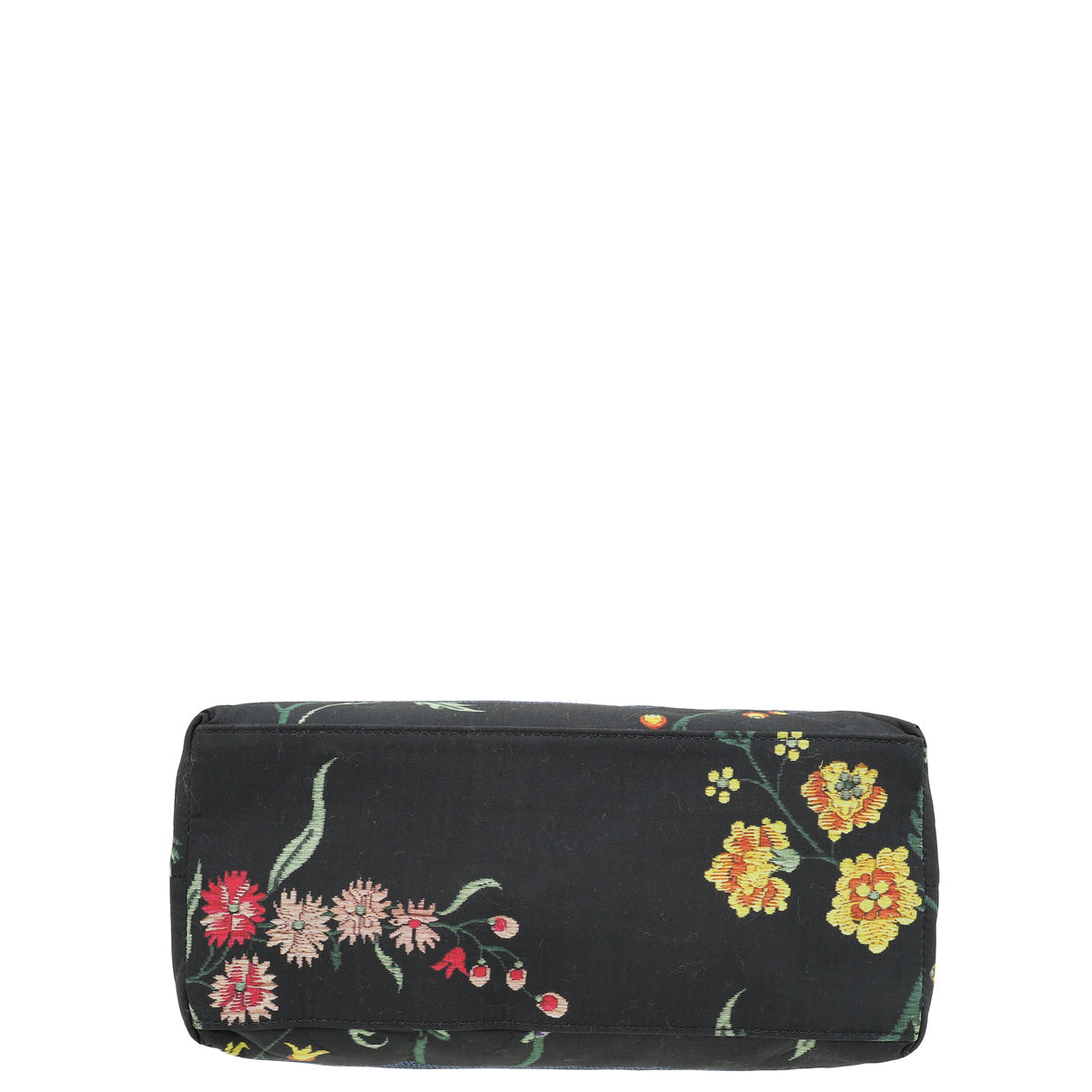Christian Dior Black Multicolor Petites Fleurs Print Diortravel Nomad Medium Pouch Rovelle Bags