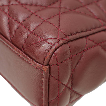 Christian Dior Burgundy Runway Medium Bag Rovelle Bags
