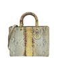 Christian Dior Bicolor Python Ombre Lady Dior Large Bag Rovelle Bags
