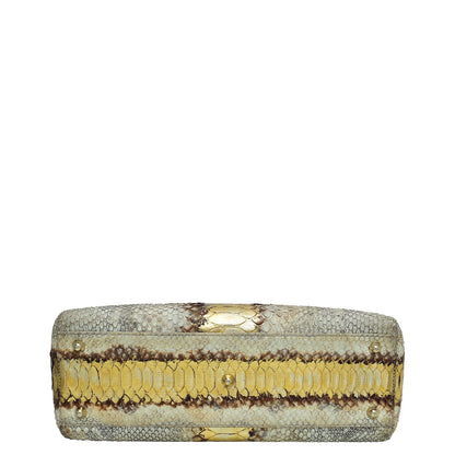 Christian Dior Bicolor Python Ombre Lady Dior Large Bag Rovelle Bags