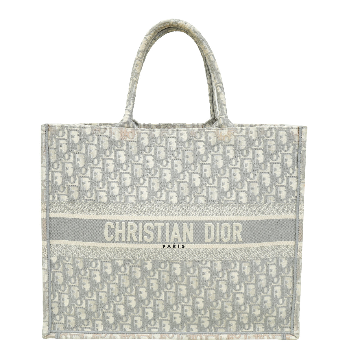 Dior Book Tote Oblique Grey Tote Bag Rovelle Bags