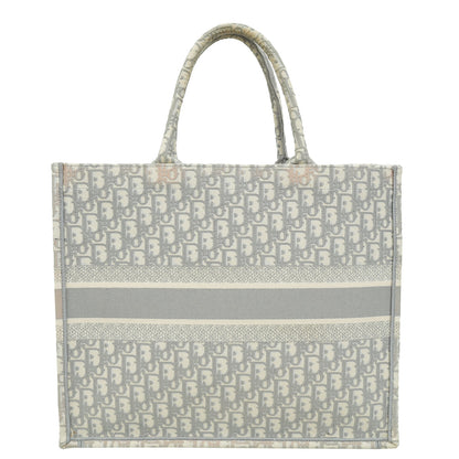 Dior Book Tote Oblique Grey Tote Bag Rovelle Bags