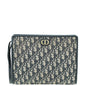 Christian Dior Navy Blue Oblique 30 Montaigne Dea Pouch Rovelle Bags