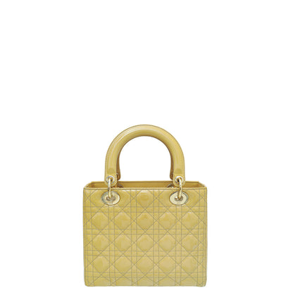 Christian Dior Beige Lady Dior Medium Bag Rovelle Bags