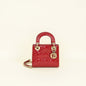 Christian Dior Red Cherry Lady Dior Mini Chain Bag Rovelle Bags