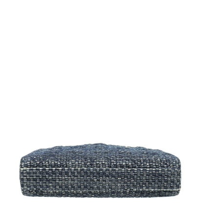 Christian Dior Blue Tweed Cannage Lady D-Joy Bag Rovelle Bags