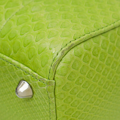 Christian Dior Kiwi Python Lady Dior Large Bag Rovelle Bags