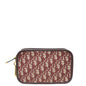 Christian Dior Burgundy Oblique Diorquake Clutch Pouch Rovelle Bags