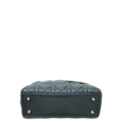 Christian Dior Dark Indigo Blue Lady Dior My Abcdior Small Bag Rovelle Bags