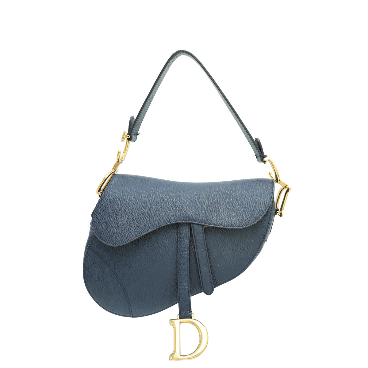 Christian Dior Navy Blue Saddle Medium Bag Rovelle Bags