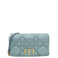 Christian Dior Cloud Blue Caro Mini Micro Cannage Bag Rovelle Bags