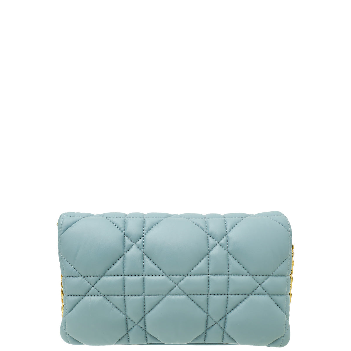 Christian Dior Cloud Blue Caro Mini Micro Cannage Bag Rovelle Bags