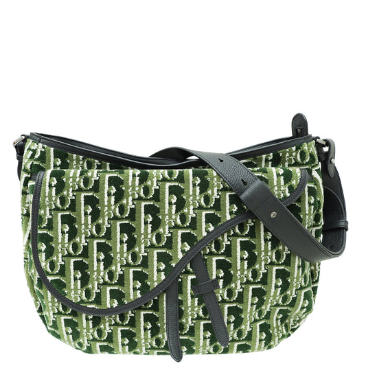 Christian Dior Bicolor Oblique Soft Saddle Bag Rovelle Bags