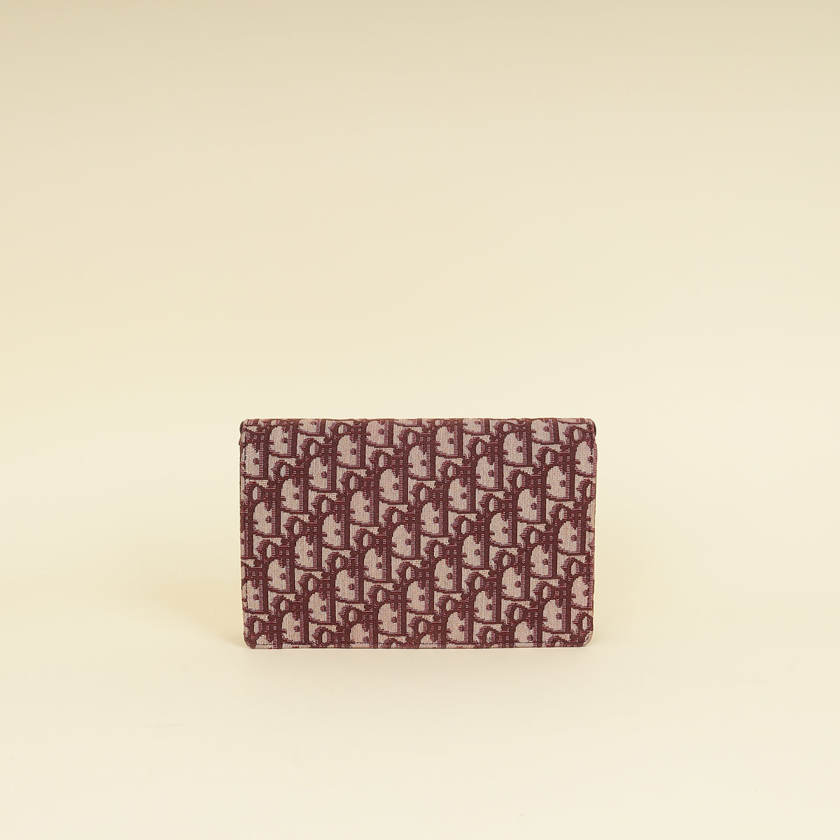 Christian Dior Burgundy Oblique Saddle Chain Pouch Rovelle Bags