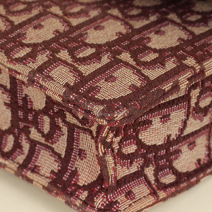Christian Dior Burgundy Oblique Saddle Chain Pouch Rovelle Bags